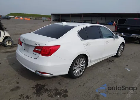 2014 Acura Rlx z USA, uszkodzony, nr VIN JH4KC1F55EC001450